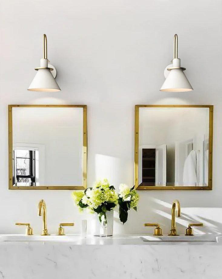 Apliques de pared modernos con diseño de cuerno para dormitorio | livraina