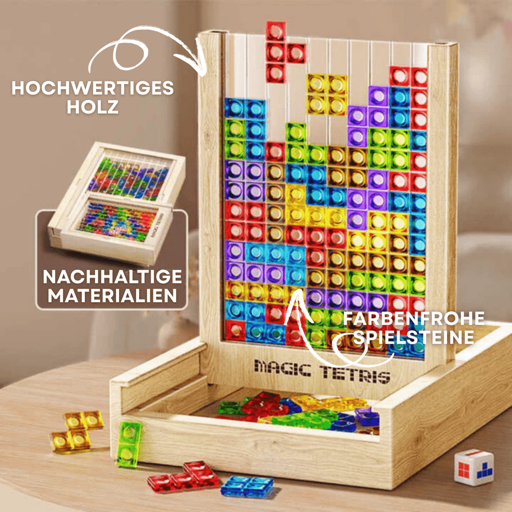 VerdantBlock Tetris-tábla — környezetbarát családi építőkocka-fejtörő