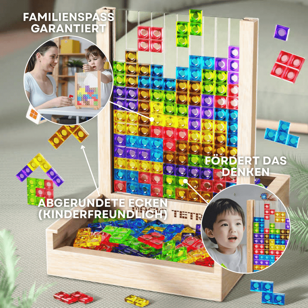 VerdantBlock Tetris-tábla — környezetbarát családi építőkocka-fejtörő