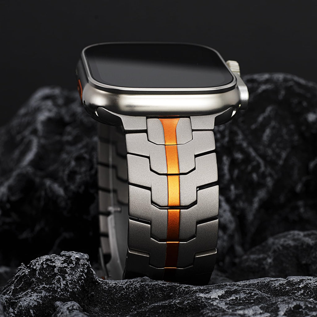 Cinturino in titanio per Apple Watch — Stile leggero e resistente