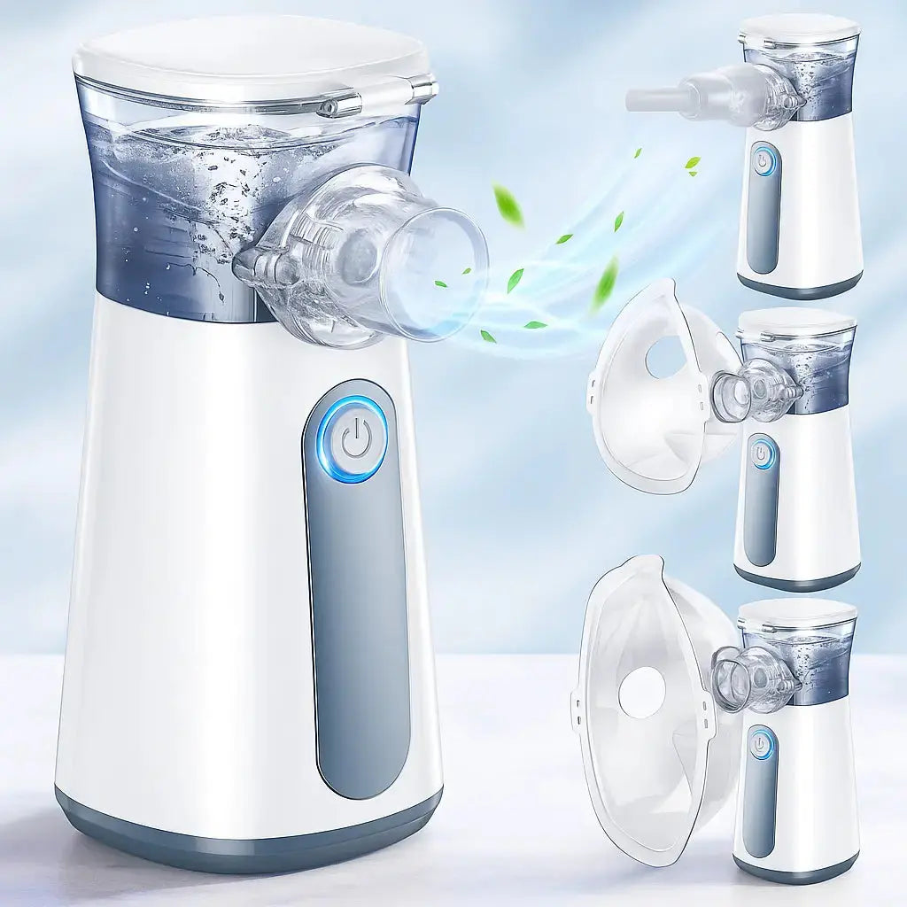Inalatore nebulizzatore portatile — Erogazione di nebulizzazione ultrafine per alleviare tosse e difficoltà respiratorie