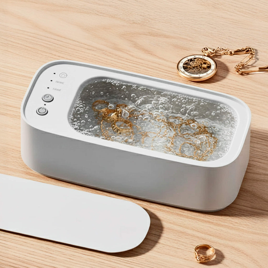 珠宝、眼镜、手表和假牙温和超声波清洗机