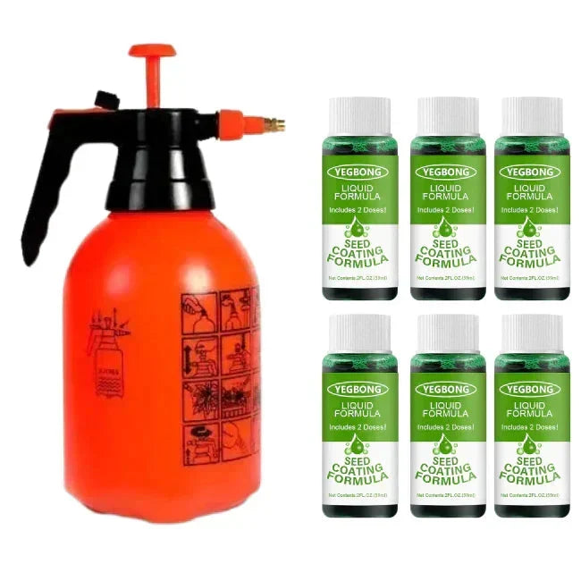 Natuurlijke gazonherstellende spray met graszaadformule | livraina