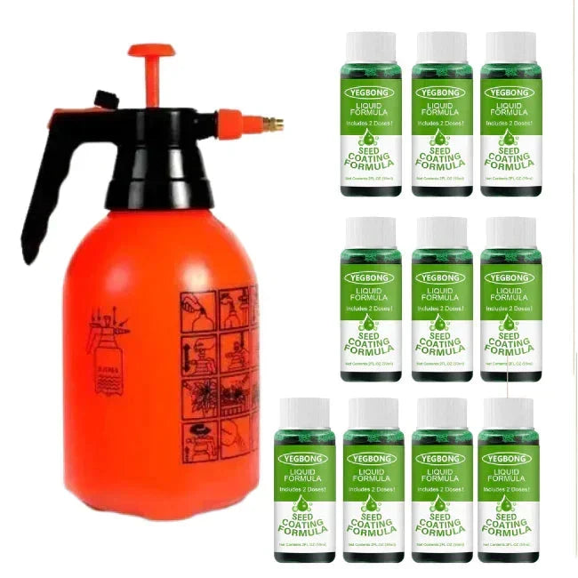 Natuurlijke gazonherstellende spray met graszaadformule | livraina