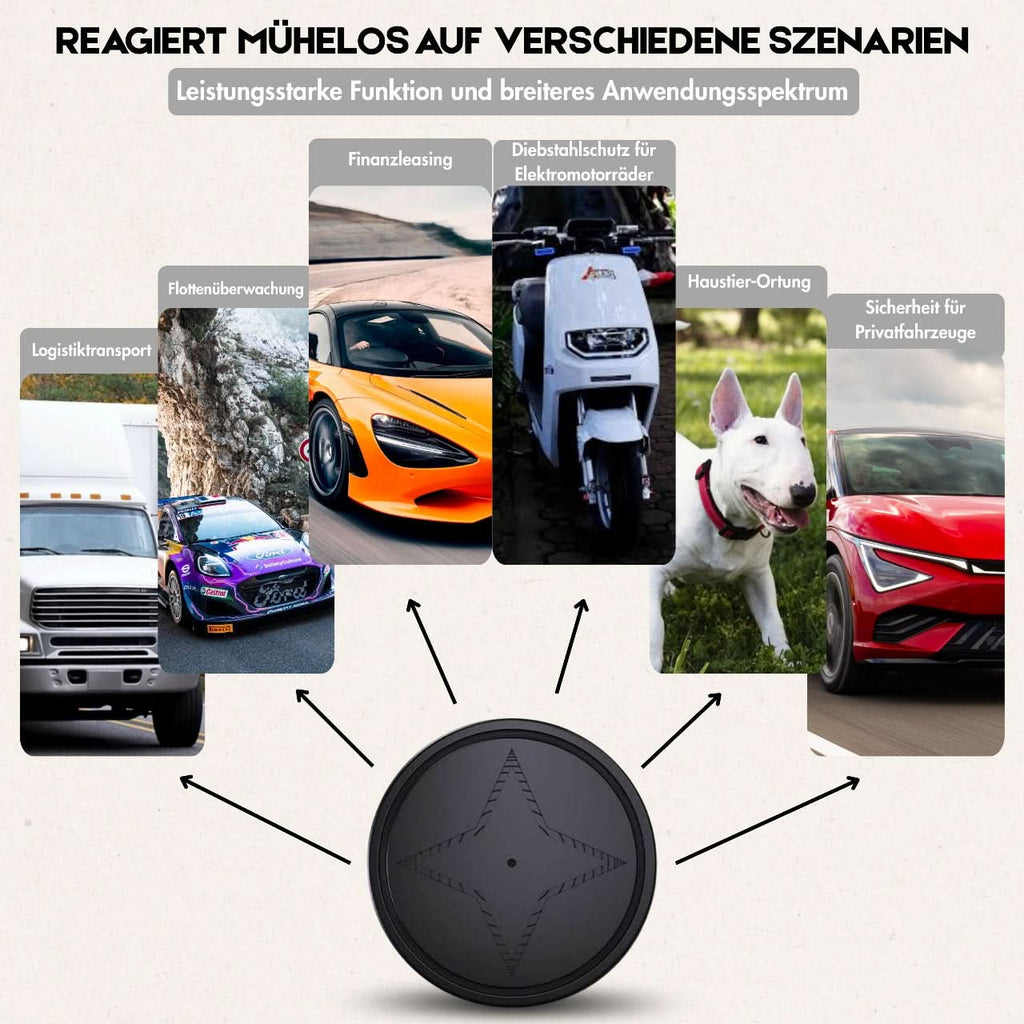 Smart GPS Tracker — Magnetic Mount, Real-Time Location Tracking