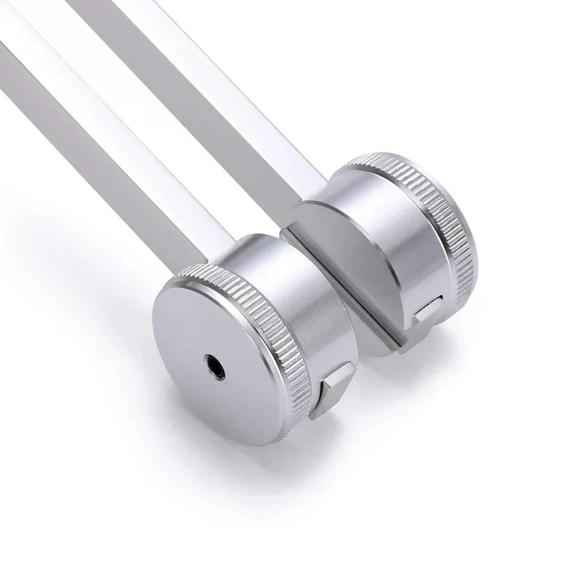 Diapasão AuroraTone de 128 Hz — Liga de alumínio, inclui baqueta