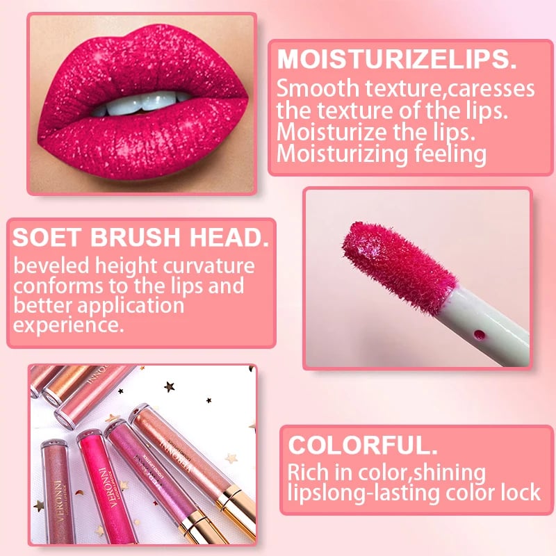 NovaLuxe Radiance Lip Gloss | Own Every Room with a 16-Hour Magnetic Glow | livraina