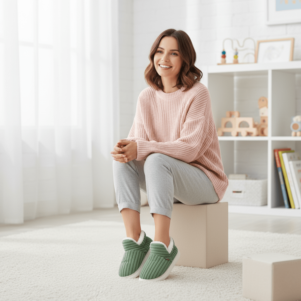 WarmNest hőszigetelő házipapucs — kellemes téli kényelem