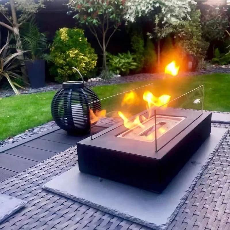 EmberNova Bioethanol Table Fireplace — Smoke-Free Real Flame