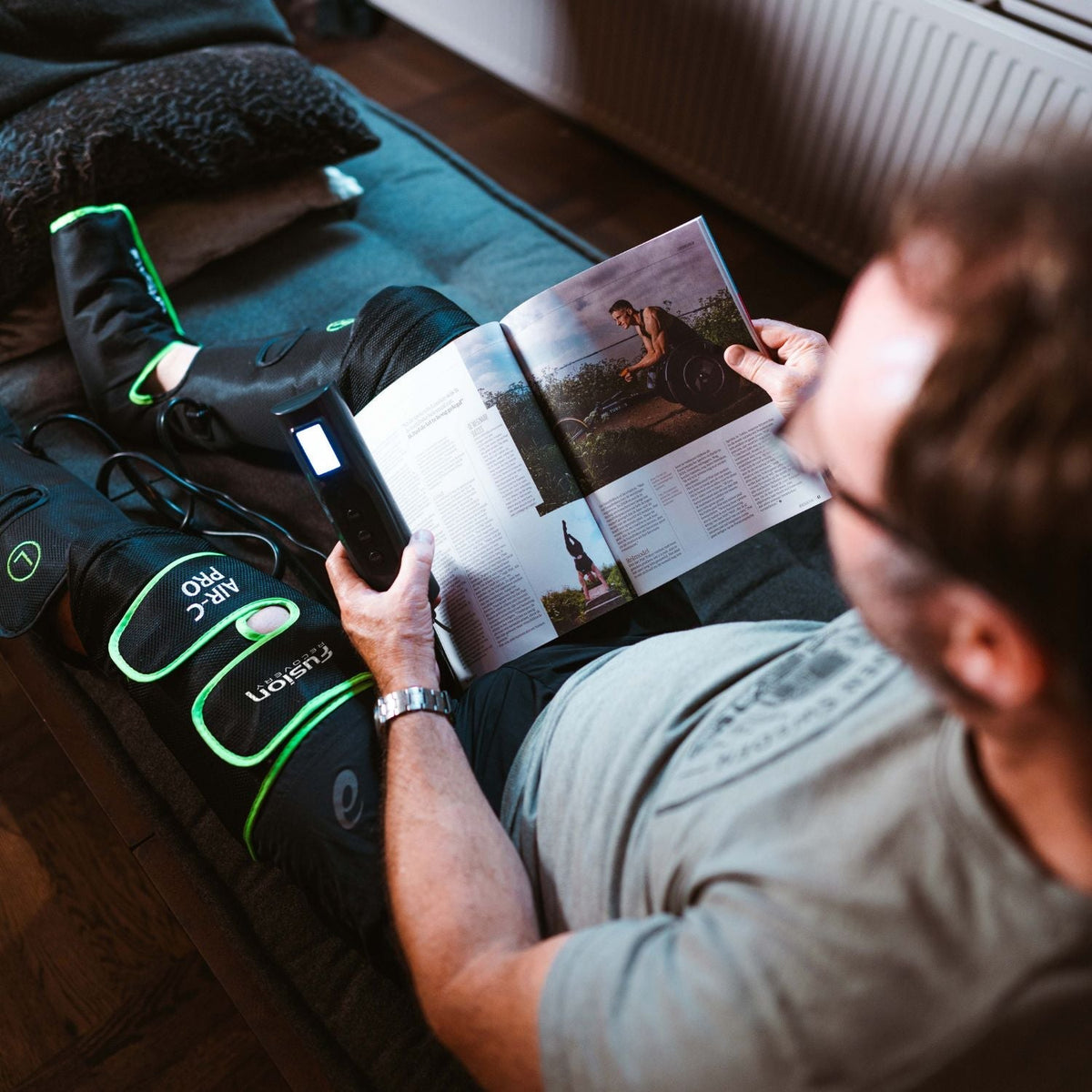 CirculaEase Premium Air Compression Leg Massager — Air-C Pro