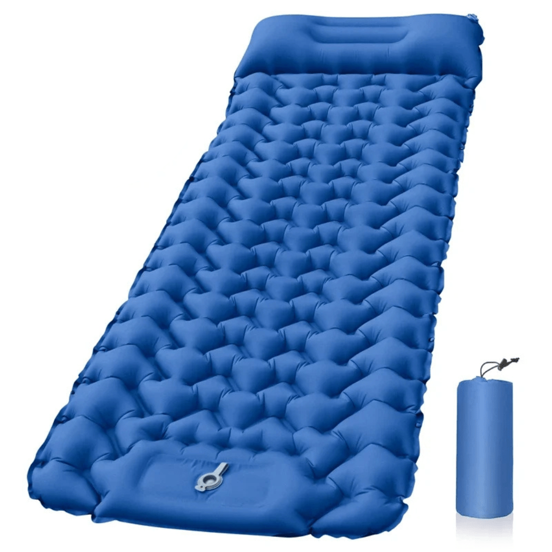 TrailPace Inflatable Camping Mattress — Foot Pump, Built-In Pillow