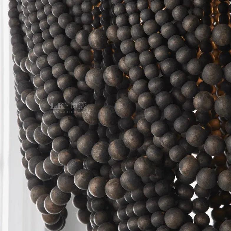 Arañas grandes modernas y contemporáneas de metal y madera de estilo bohemio | livraina