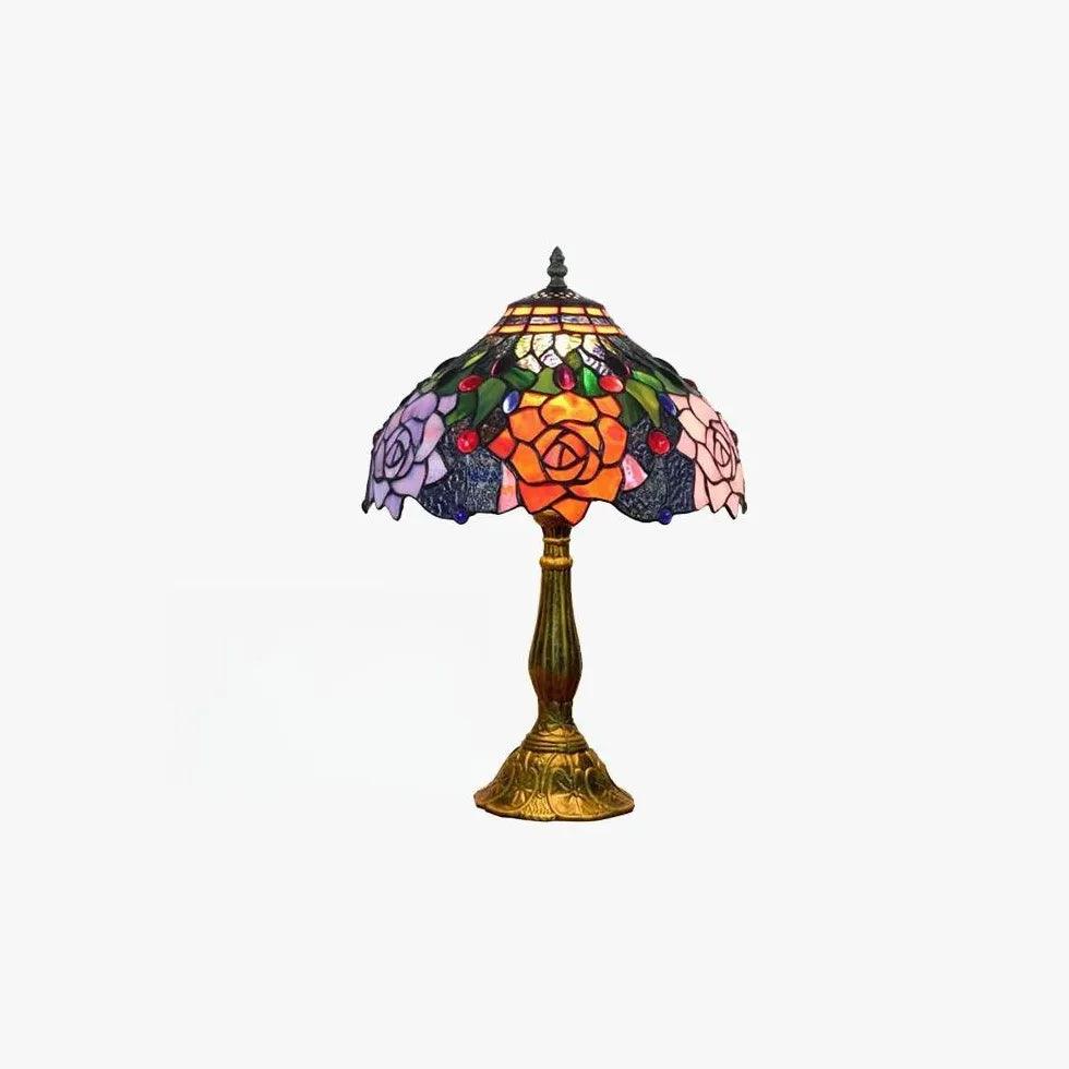 Barevné vintage skleněné stolní lampy v evropském stylu | livraina