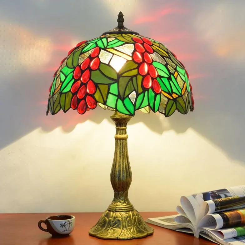 Barevné vintage skleněné stolní lampy v evropském stylu | livraina