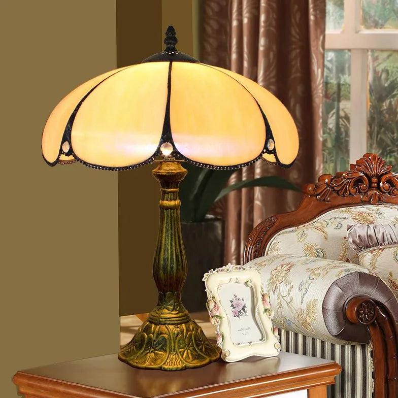 Barevné vintage skleněné stolní lampy v evropském stylu | livraina