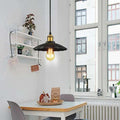 Industrielle Vintage-Pendelleuchten aus Eisen im Pfannendeckel-Design | livraina
