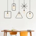 Industriel pendelloftslampe i jern med reb | livraina