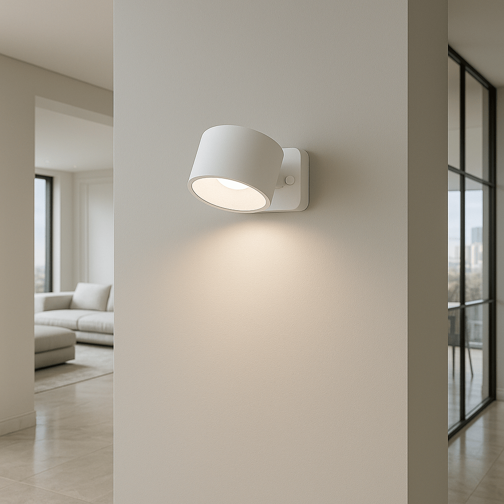 NovaGlow trådlös LED-lampa — roterbart lamphuvud med 360-graders rotation