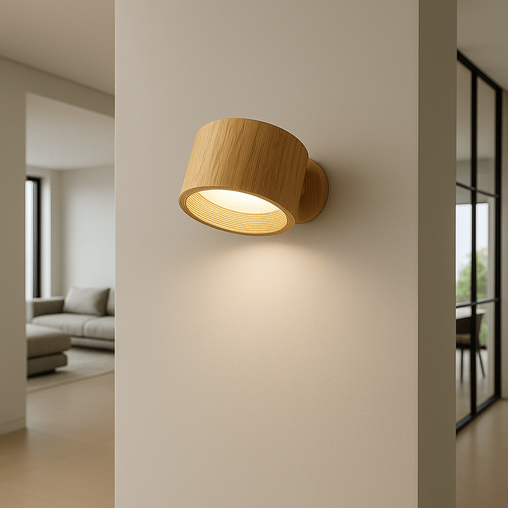 NovaGlow trådlös LED-lampa — roterbart lamphuvud med 360-graders rotation