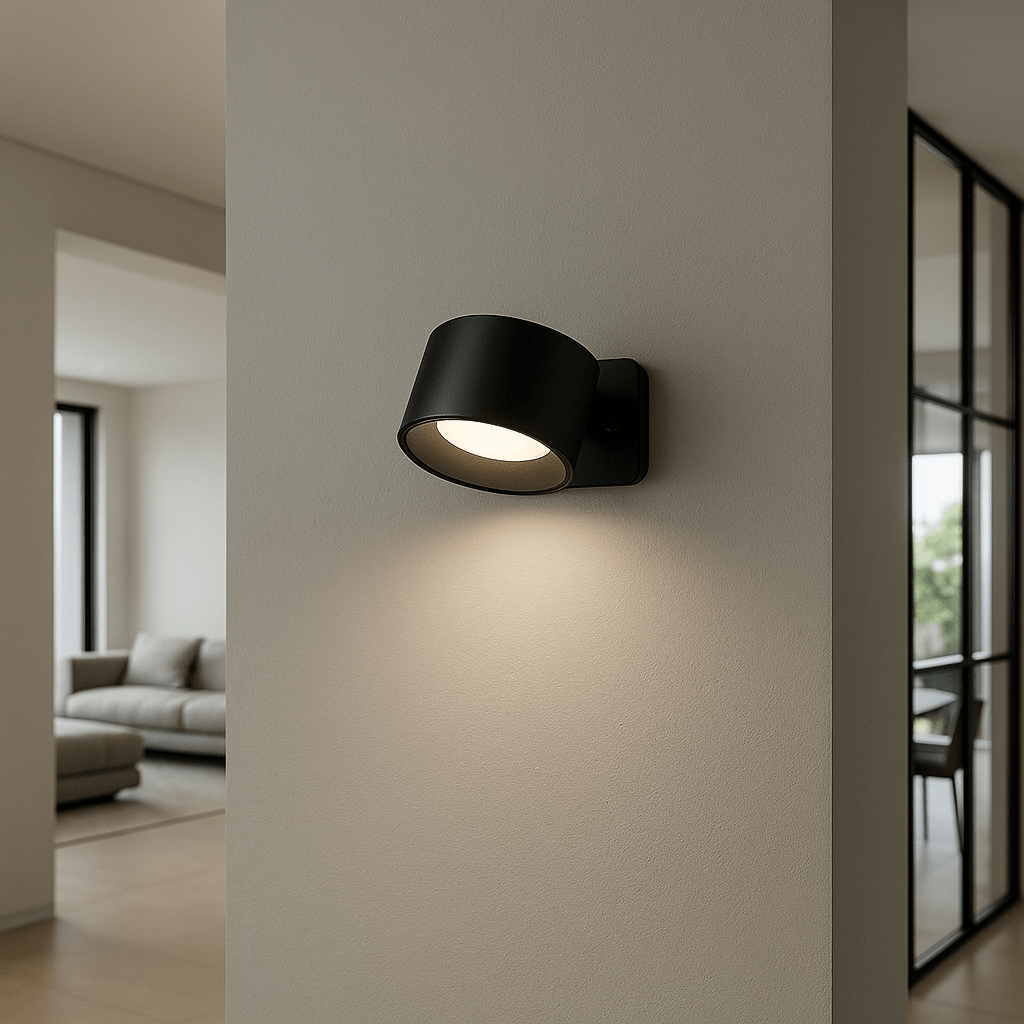 NovaGlow trådlös LED-lampa — roterbart lamphuvud med 360-graders rotation
