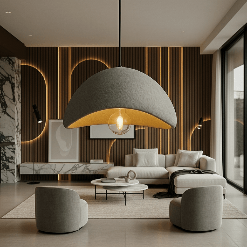 Suspension Aurelia Glow — Éclairage chaleureux réglable