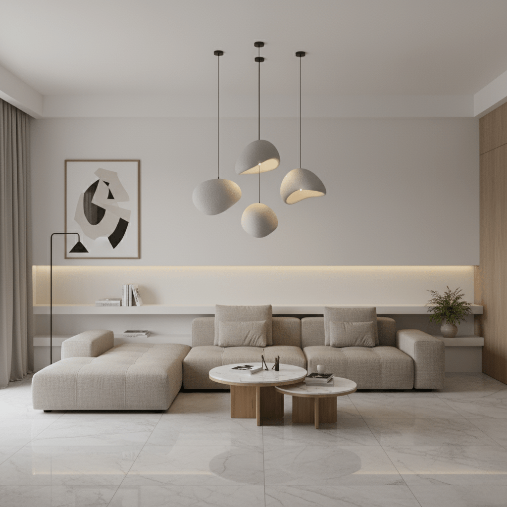 Suspension Aurelia Glow — Éclairage chaleureux réglable
