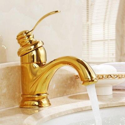 Miscelatore antico in ottone per lavabo da bagno — rubinetto per lavabo per impieghi gravosi