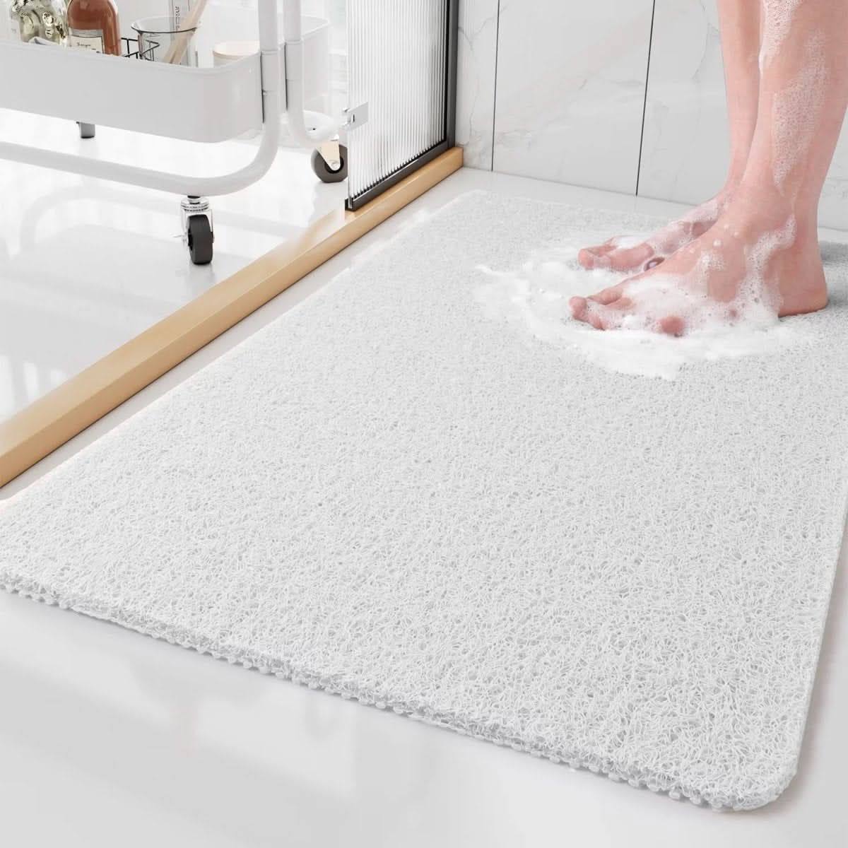 Rychleschnoucí koupelnová a sprchová předložka AquaSoft — hygienická, s protiskluzovým úchopem