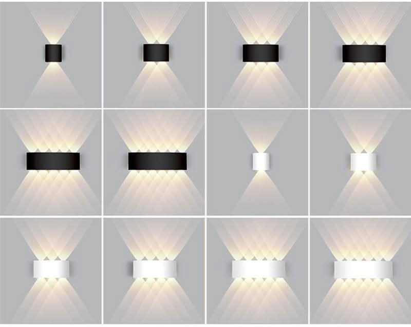 Kültéri fali lámpa — vízálló LED, energiatakarékos alumíniumház