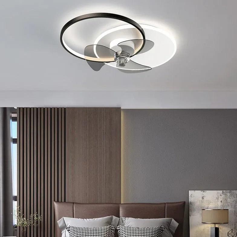 Verdeckte, geräuschlose Deckenleuchte mit Ventilator fürs Schlafzimmer | livraina