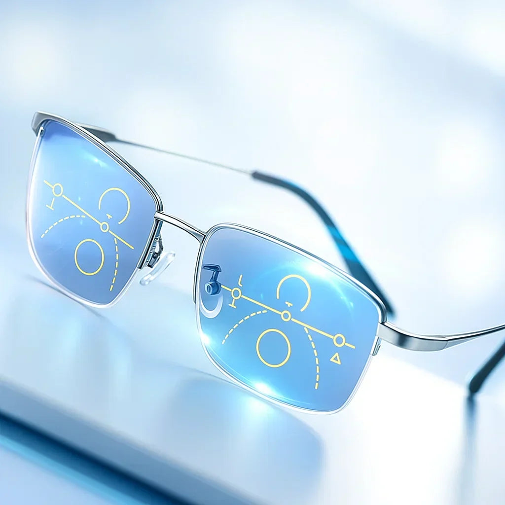 German Designed Progressive Eyeglasses — Clear Vision All Day