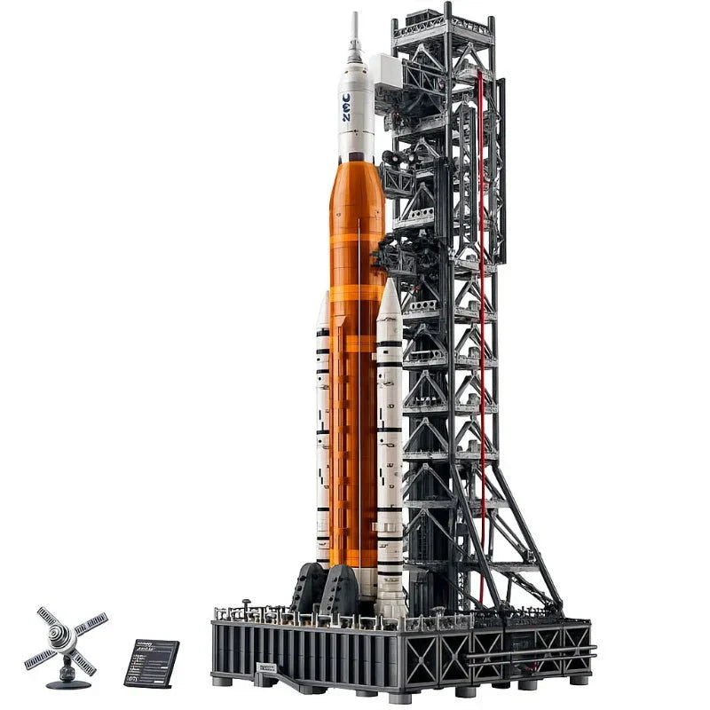 مجموعة نموذج نظام الإطلاق الفضائي Artemis المستوحى من Nova Launch — صاروخ وبرج