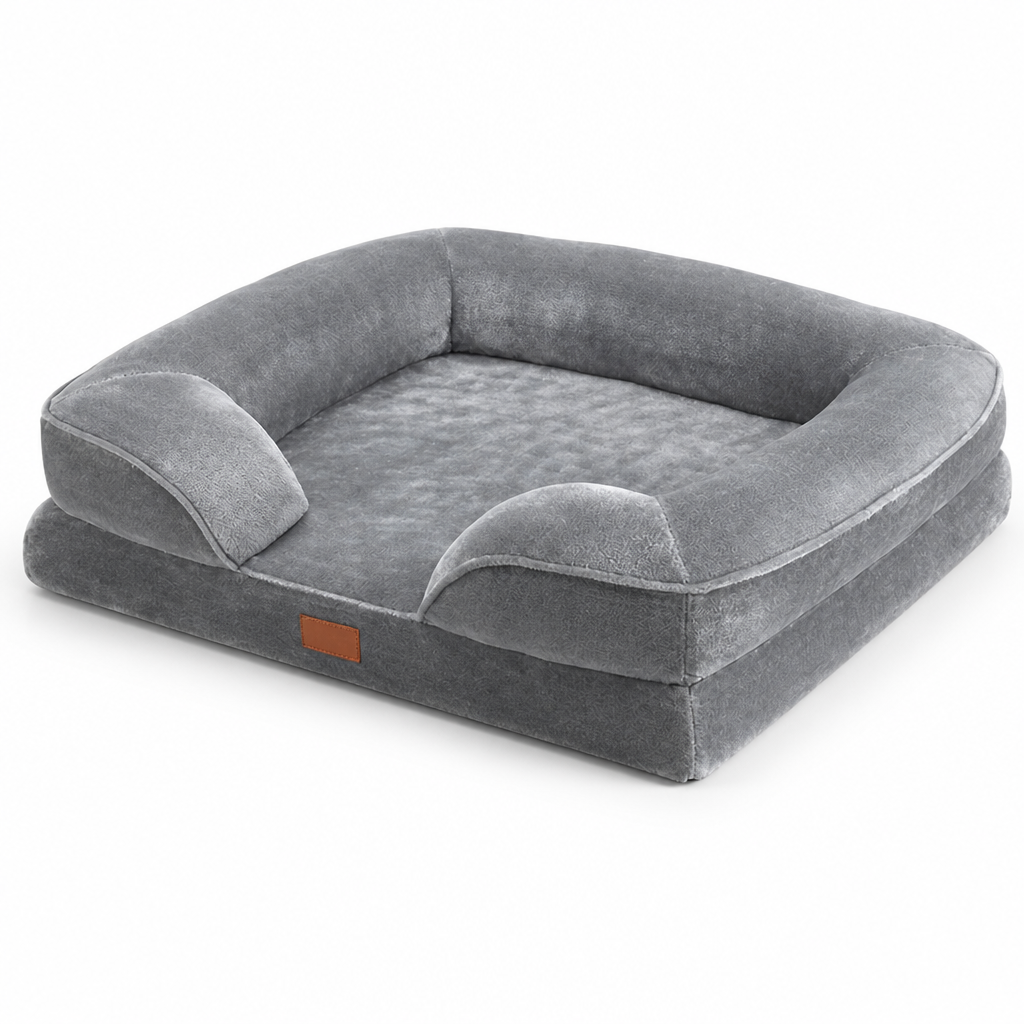 Orthopädisches, kuscheliges, waschbares und rutschfestes Hundebett | livraina