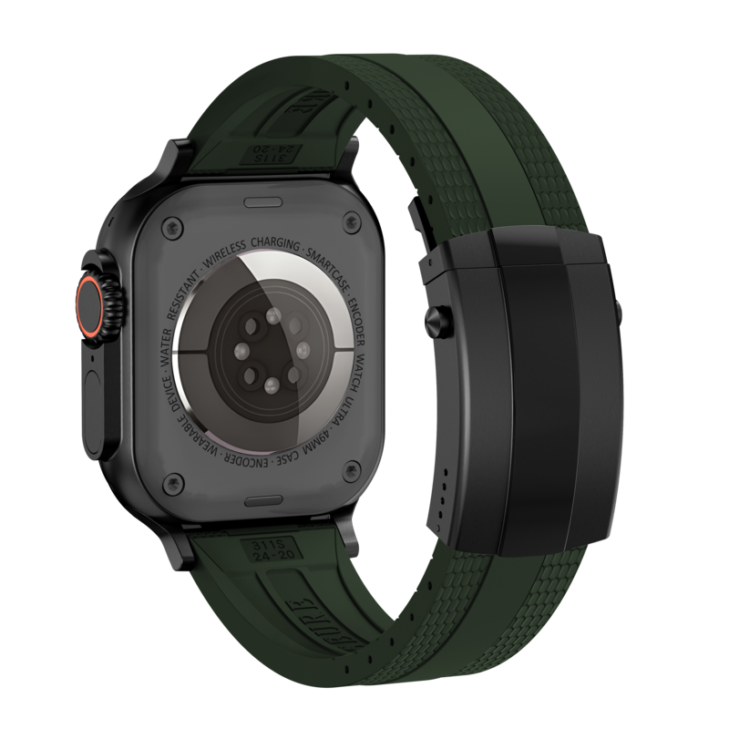 Cinturino Apple Watch Ocean Luxe — Chiusura pieghevole, tonalità marine