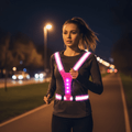 NovaStride LED-Laufweste — 3 Lichtmodi, reflektierende Einsätze