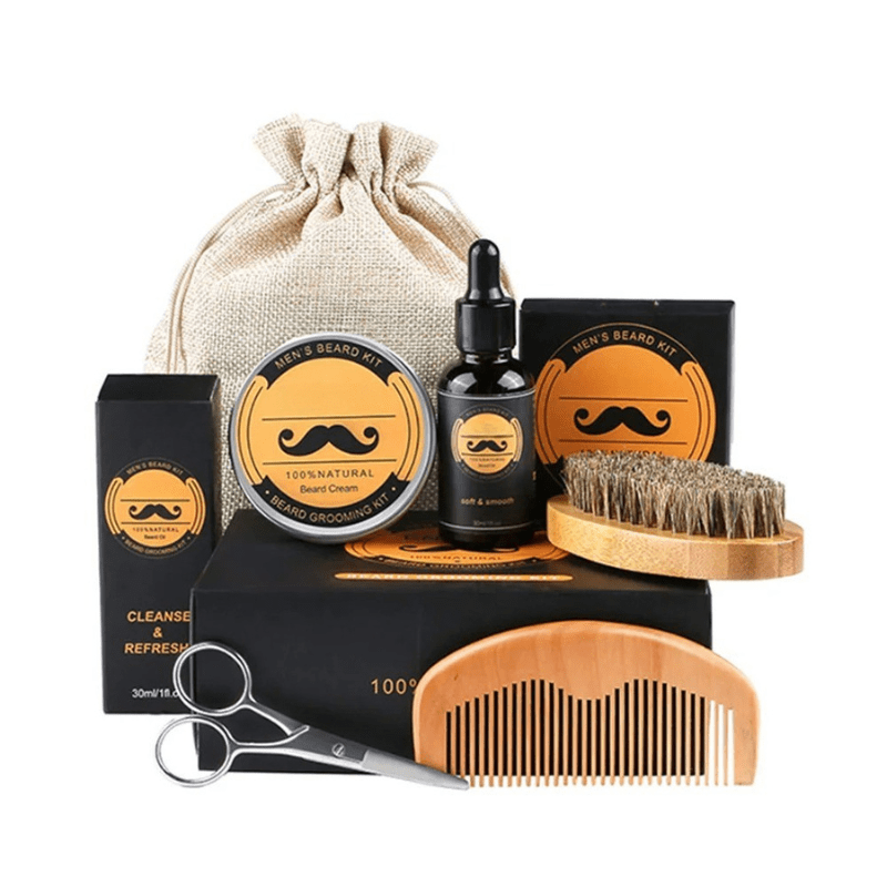 Σετ BeardVigor — Σύστημα ανάπτυξης και περιποίησης γενειάδας με μικρορολέτα