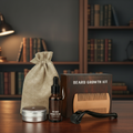Σετ BeardVigor — Σύστημα ανάπτυξης και περιποίησης γενειάδας με μικρορολέτα