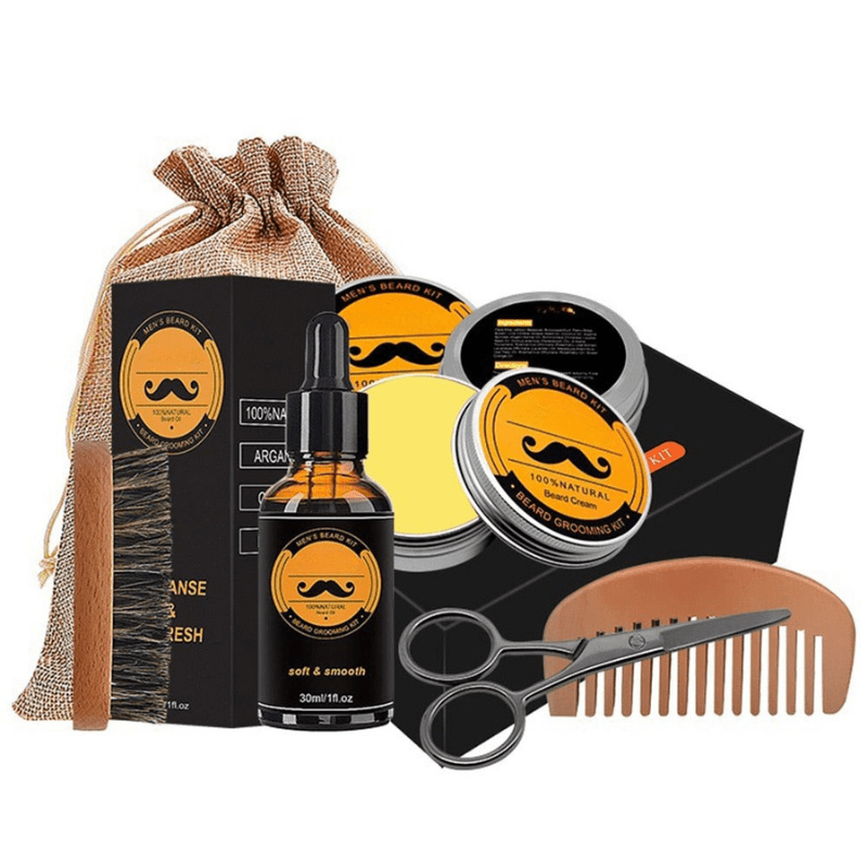 Σετ BeardVigor — Σύστημα ανάπτυξης και περιποίησης γενειάδας με μικρορολέτα
