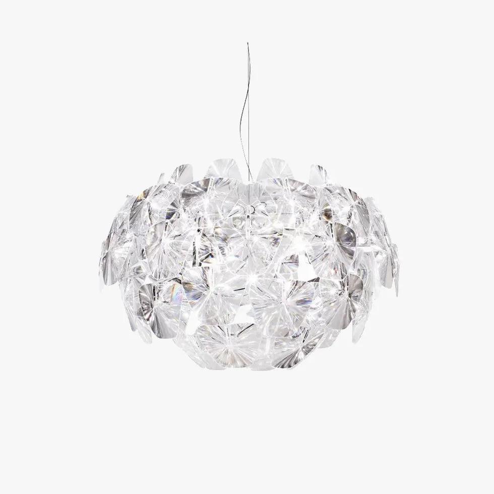 Appelvormige hanglamp met Scandinavisch acryl- en laserontwerp | livraina
