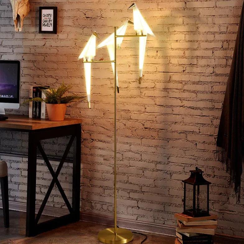 Lampadar modern cu design de cocor pentru sufragerie | livraina