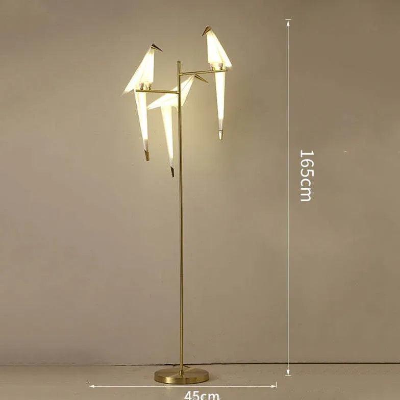 Lampadar modern cu design de cocor pentru sufragerie | livraina