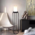 Moderní stojací lampa ze skla do obývacího pokoje | livraina