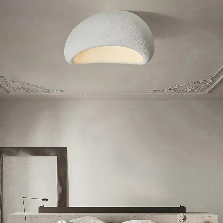Kremfarget minimalistisk taklampe til soverommet | livraina