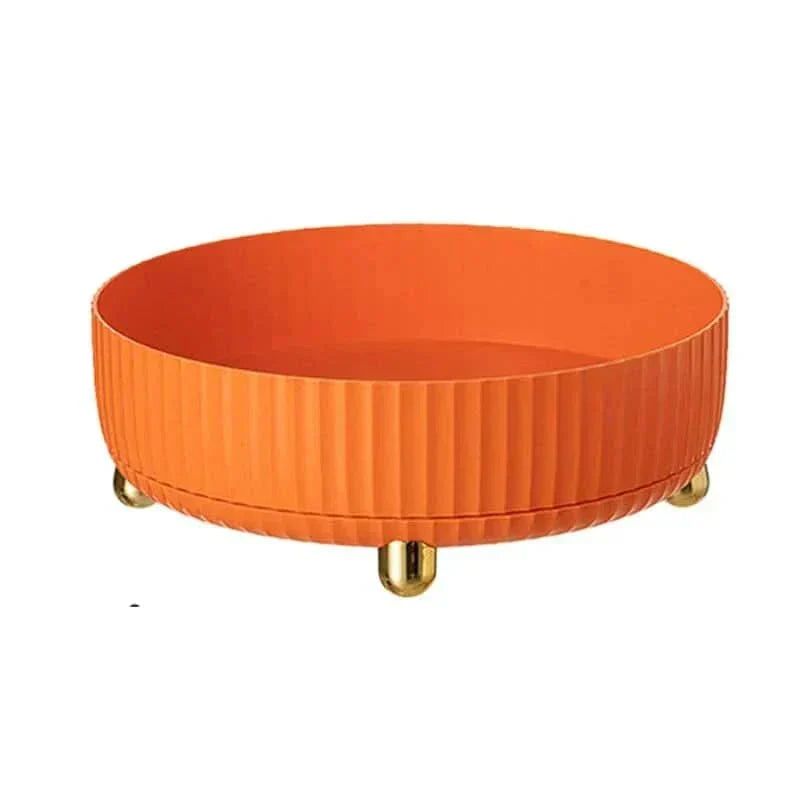 360° Rotating Storage Organizer — Compact Spin Design with Direct Access