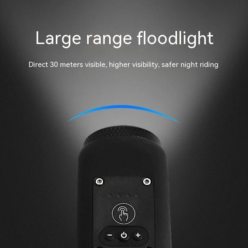 PulseBike USB Rechargeable Bike Light — Integrated Horn