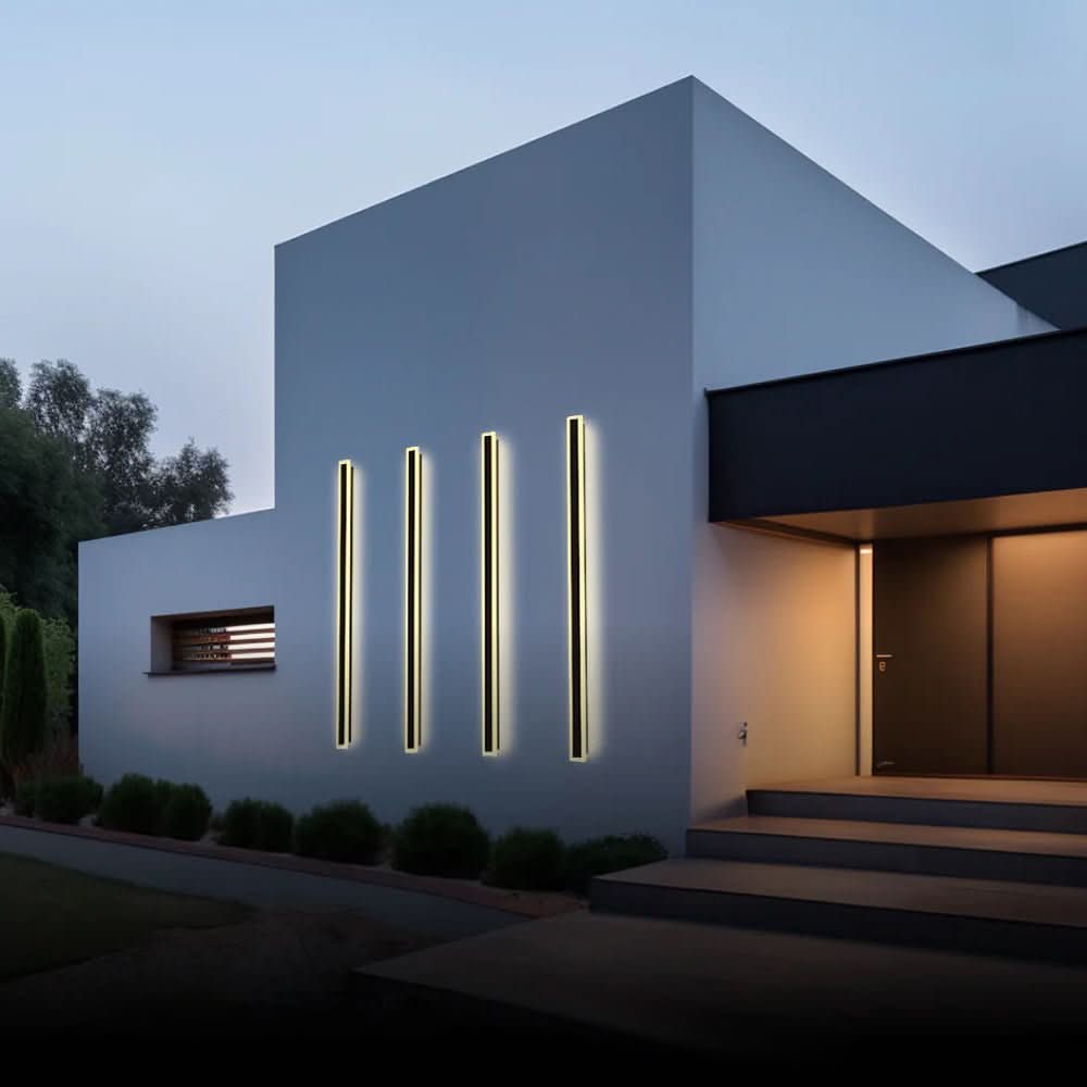 Luz de Parede LED Exterior Elegante e Moderna LumaNook — Design Elegante