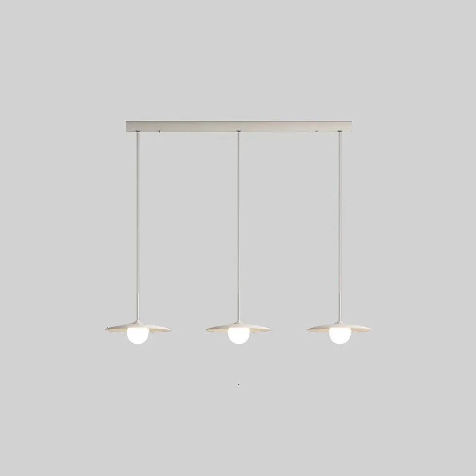 Lámpara colgante creativa de varias luces LED color crema | livraina