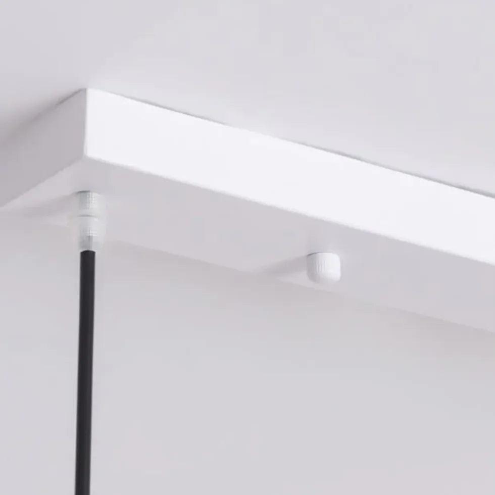 Lámpara colgante creativa de varias luces LED color crema | livraina