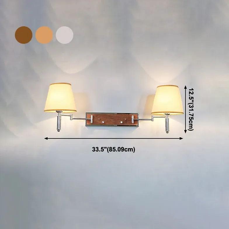 Dubbele wandlamp met zwenkarmen voor de slaapkamer | livraina