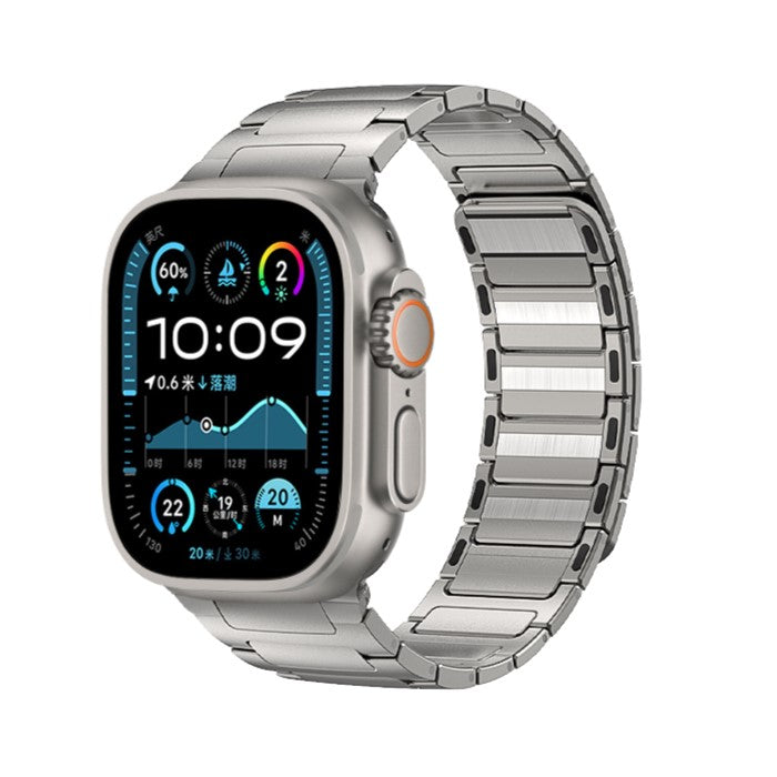 Correa magnética de acero inoxidable para Apple Watch — Ajuste seguro sin hebilla